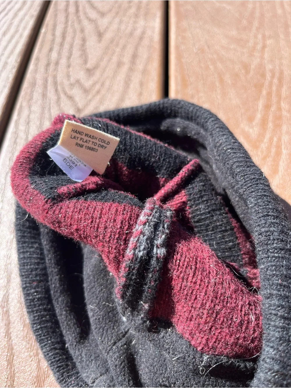 Duluth Trading Co Striped Beanie